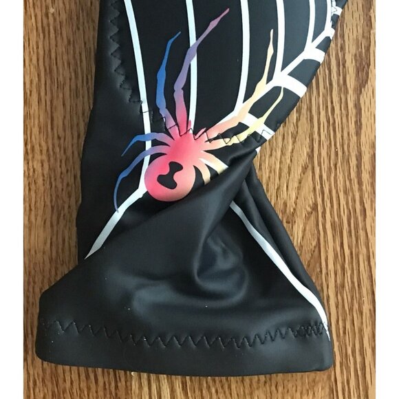 Spyder Ski Race Suit Womens Size Small S Black Pink Yellow Padded Skiing Ladies - Picture 3 of 9